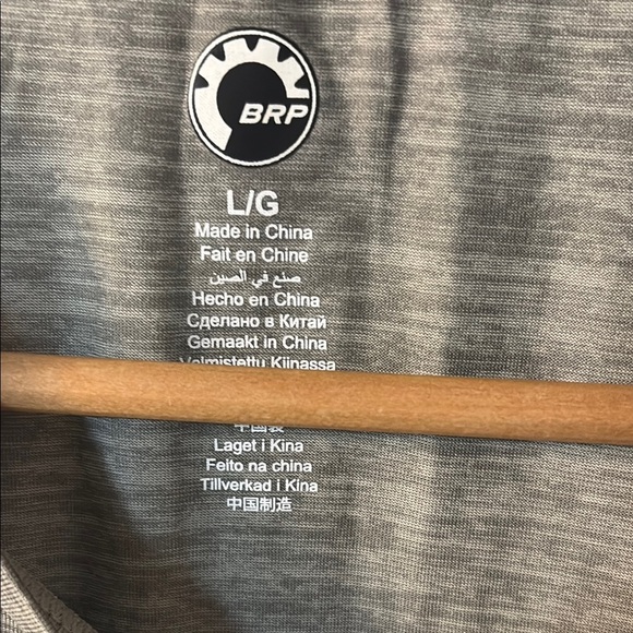 UV protection Gray Short Sleeve Tee Athletic Comfort - Picture 2 of 3